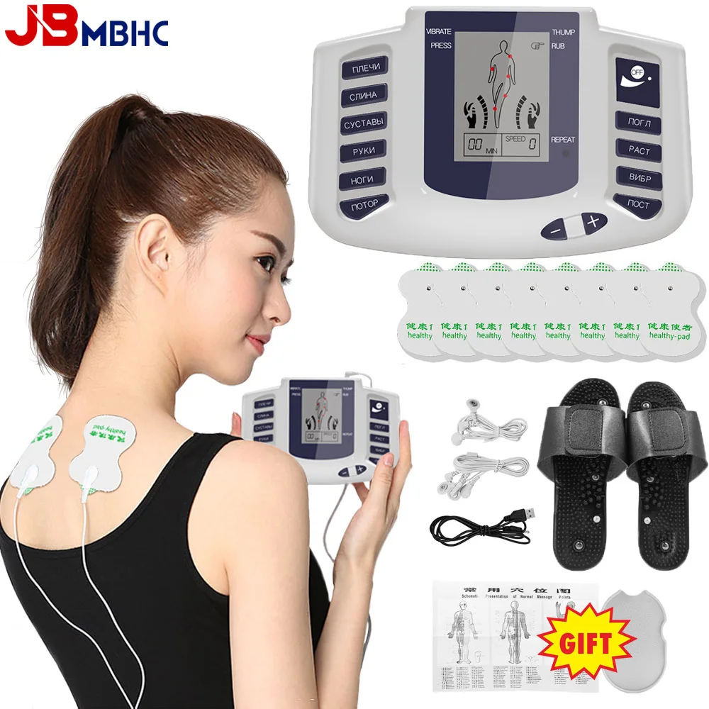 Elettrostimolatore Fisioterapia Tens Machines Eletric Compex Stimolatore Muscolare Ems Pulse Agopuntura Miglior Massaggiatore Per Cuscinetti Per Il Co