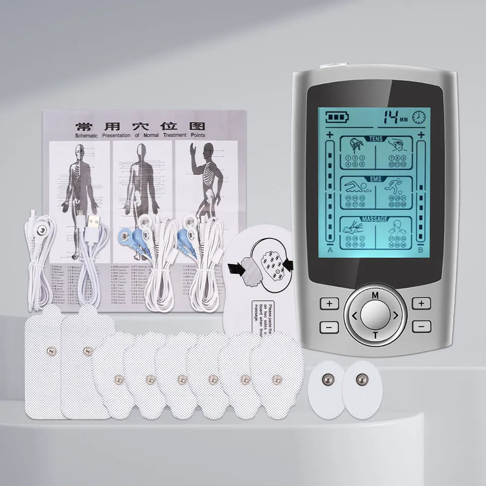 Elettrostimolatore Fisioterapia Tens Machines Eletric Compex Stimolatore Muscolare Ems Pulse Agopuntura Miglior Massaggiatore Per Cuscinetti Per Il Co
