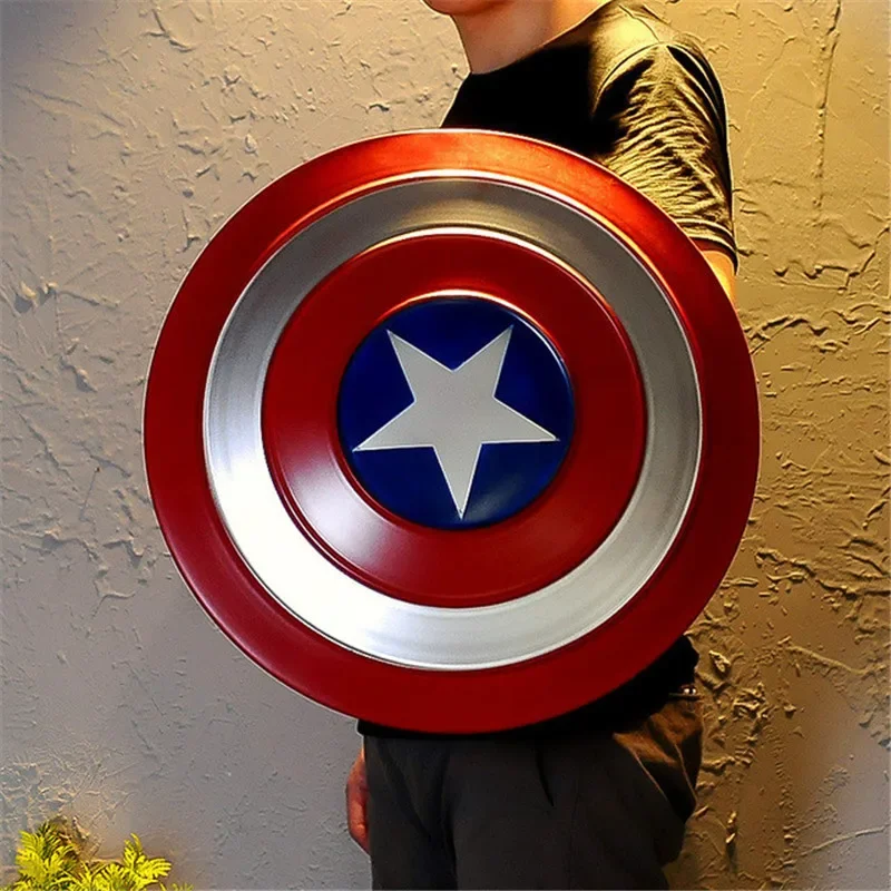 Hot Toys Superhero Captain America Shield 1:1 Full Metal Shield Thanos Avengers Iron Prop Cosplay Armi Modello Regalo