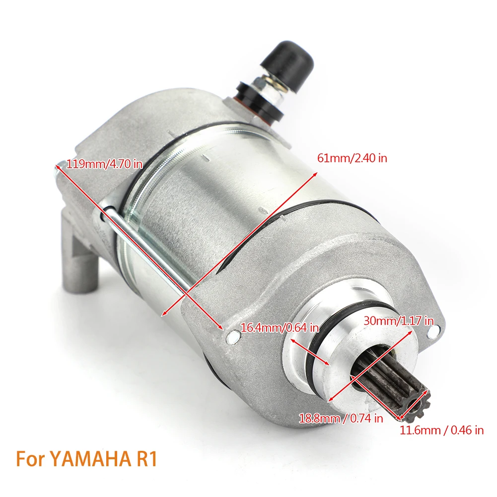 Misura Per Motore Yamaha Yzf-R1 R1 Motorino Di Avviamento 2004 2005 2006 2007 2008 Motorino Di Avviamento Motorino Di Avviamento Moto