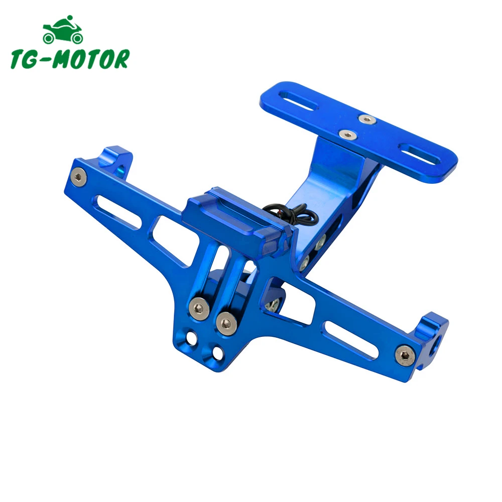 Staffa Supporto Telaio Targa Angolare Regolabile Tg-Motor Per Yamaha R1 R6 R3 R15 R25 Fz1 Fz6 Mt03 Mt07 Mt09 Xj6