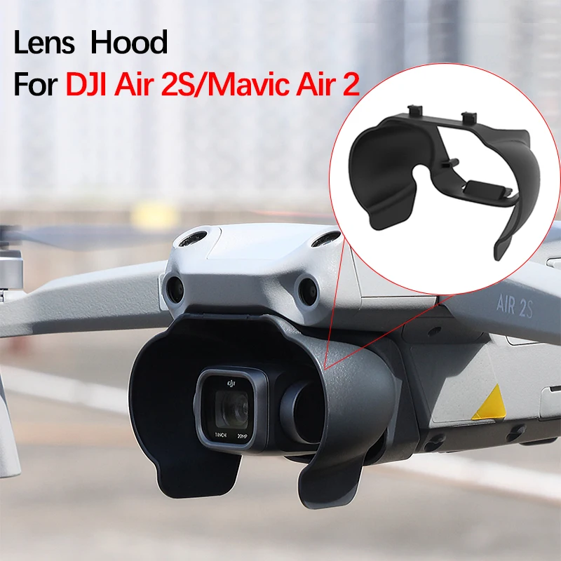 Per Dji Air 2 S Drone Camera Lens Parasole Paraluce Anti-Stray Light Copriobiettivo Gimbal Cappuccio Protettivo Mavic Air 2 Accessori Parasole