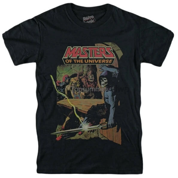 T-Shirt Masters Of The Universe Skeletor Beastman Stratos He-Man Vintage Motu