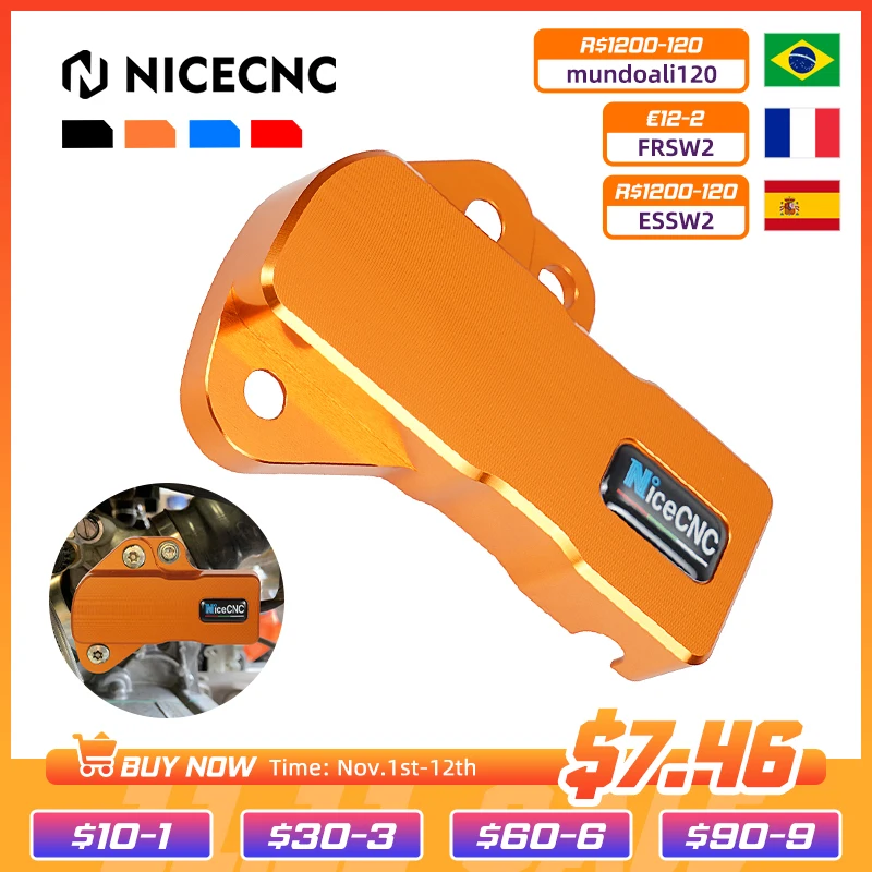 Nicecnc Tps Sensor Guard Per Ktm 250 300 Exc Xcw Tpi Six Days 2018-2023 150 Exc Xcw 250 300 Xc Tpi 2020-2022 Husqvarna Gasgas