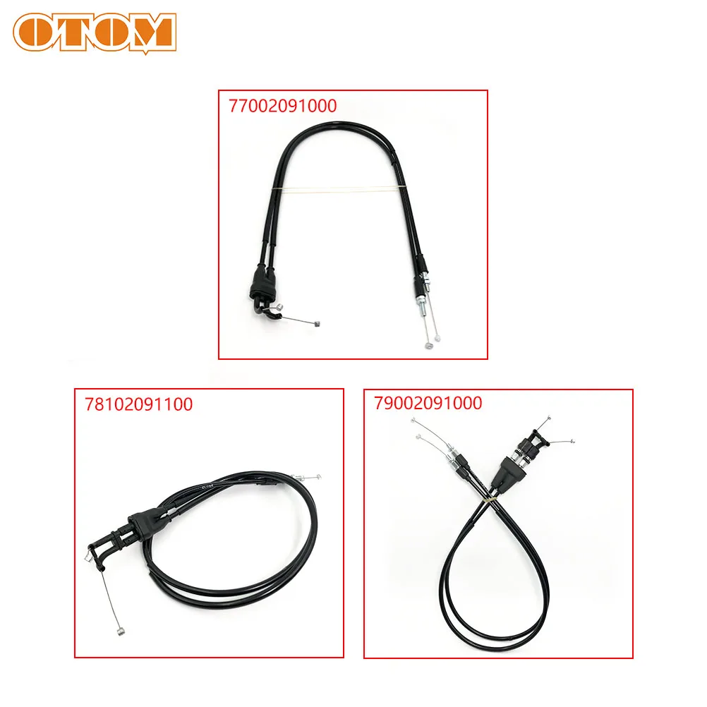 Otom Acceleratore Per Cavo Acceleratore Per Motocicletta Pull Line Tubi Carburante Filo D'Acciaio Per Ktm Husqvarna Exc Sxf Xcf Fe Fc 250 350 450 500
