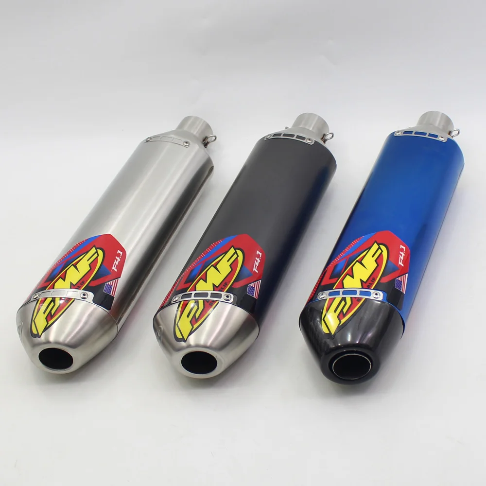 Ingresso 51Mm Moto Fmf Tubo Di Scarico Silenziatore Motocross Escape Moto Universale Per Ktm 450 Exc Wr450 Rc390 Crf150F Crf250F Ecc