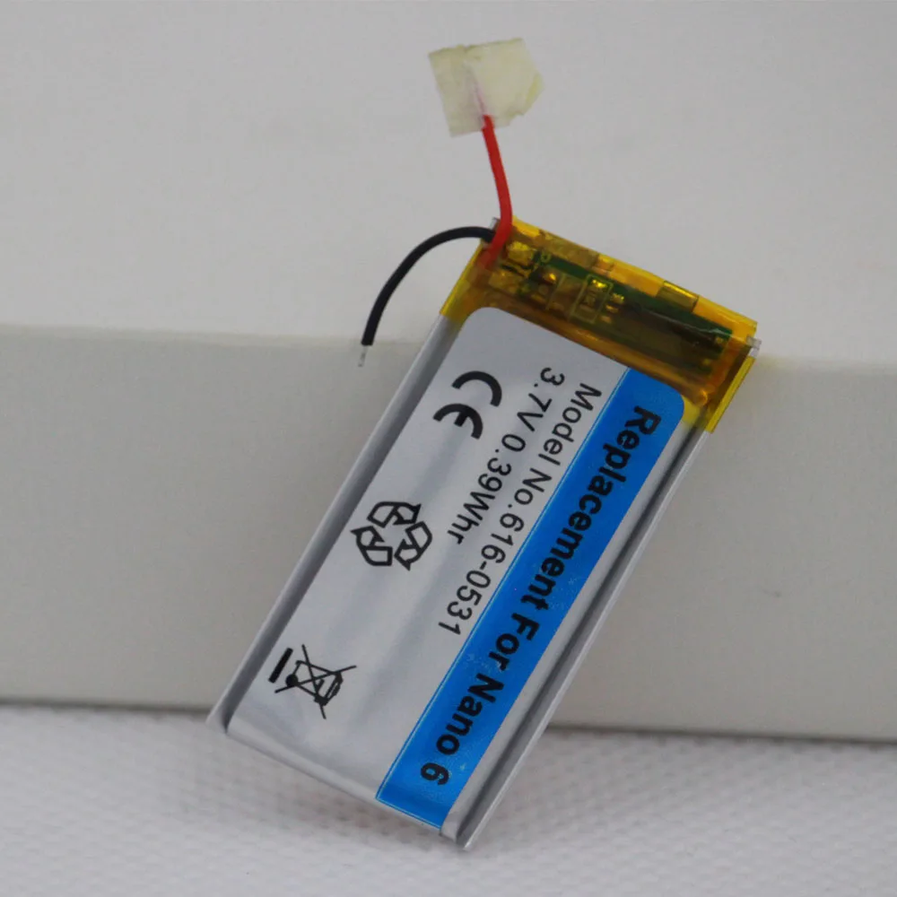 Sostituzione Batteria Per Ipod Nano 6 Batteria Di Sesta Generazione 8Gb 16Gb Batteria Bateria Batteriej Batteria Da 3.7V Con Strumenti