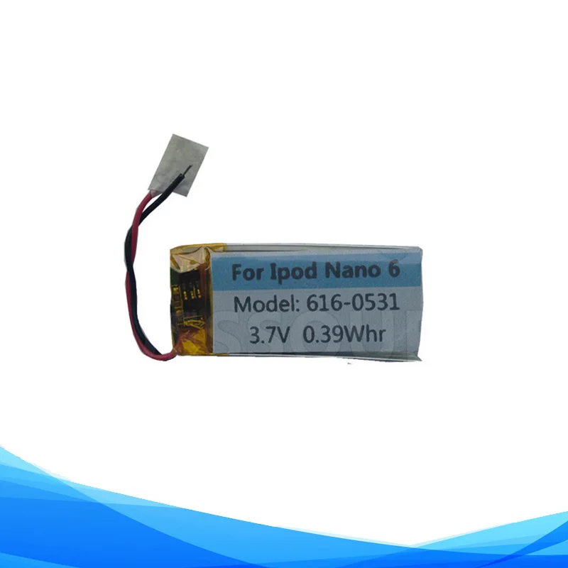 Originale Sostituisce 330Mah 616-0531 Per Apple Ipod Nano 6 6Th Gen 8Gb 16Gb Accumulatore Batterie Akku