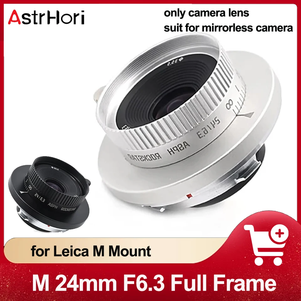 Astrhori M 24Mm F6.3 Lente Per Architettura Del Paesaggio A Telaio Completo Grande Apertura Per Leica M5 M4