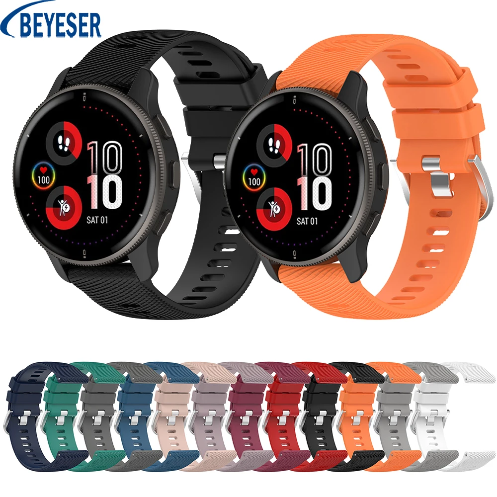 Cinturino Sportivo Da 20Mm Per Samsung Watch 5/Gear S2 Fashion Smart Watch Cinturino Di Ricambio Per Garmin Venu 2 Plus/ Forerunner 245 645