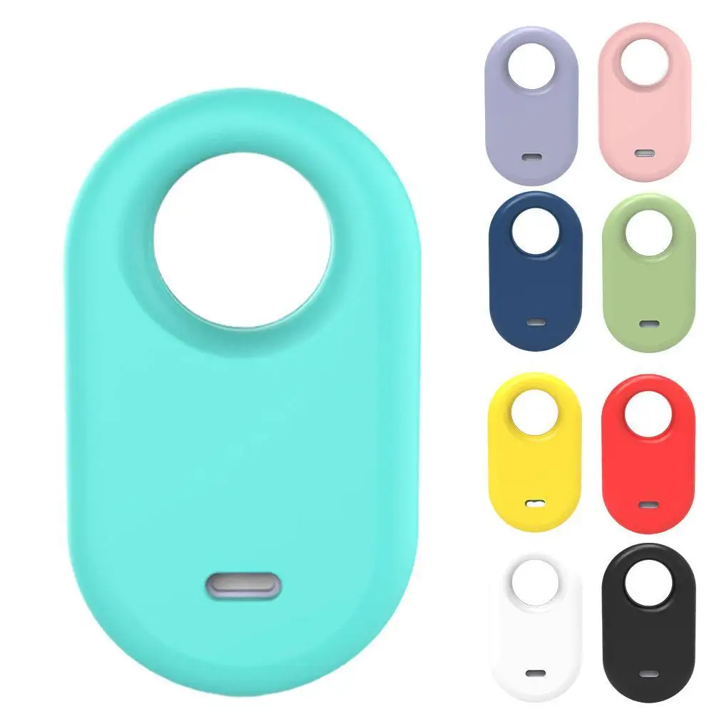Cover In Silicone Per Samsung Galaxy Smart Tag 2 Locator Tracker Case Portachiavi Anti-Perso Cover Custodia Protettiva Locator Accessori