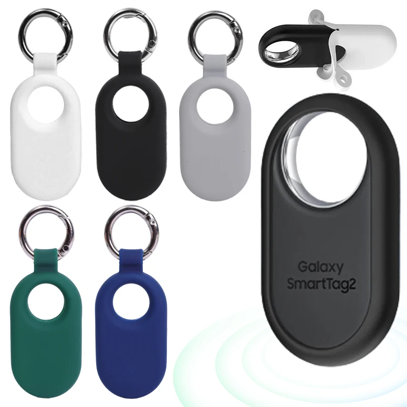 Per Samsung Galaxy Smarttag 2 Locator Tracker Case Portachiavi Custodia Protettiva Anti-Perso Per Smart Tag 2 Tracker Holder