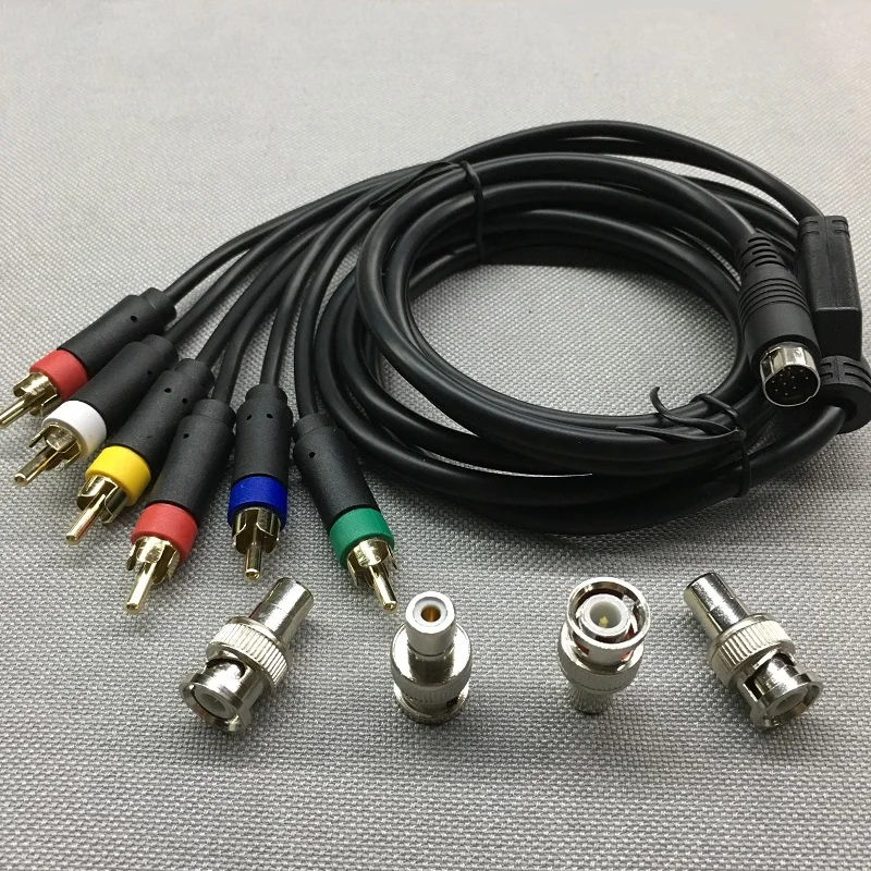 Per Sega Saturn Rgb/Rgbs Cavo Composito Rca Per Sony Pvm Bvm Nec Xm Upscaler Bnc Non Componente