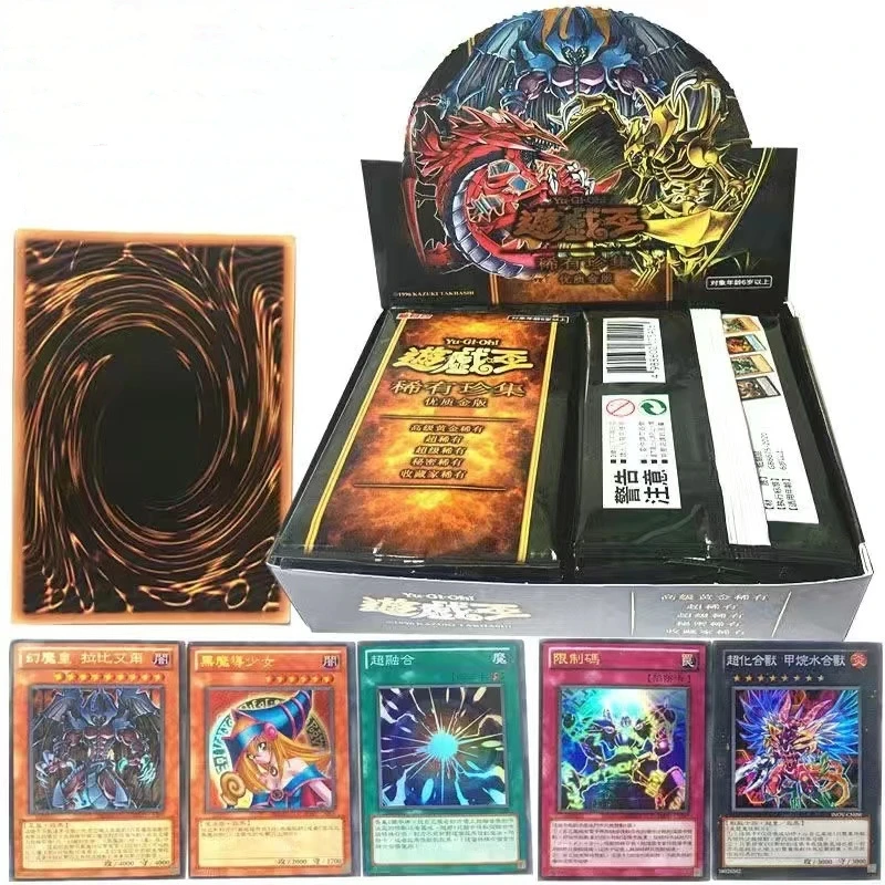 Yu Gi Oh Mazzo Di Carte Cinese Inglese Draw Pack Set Di Carte Blue-Eyes White Dragon Black Magician Girl Carte Da Collezione