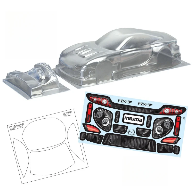 Tm107 1/10 Mini Mazda Rx7 M Chassis Tamiya M05 M06