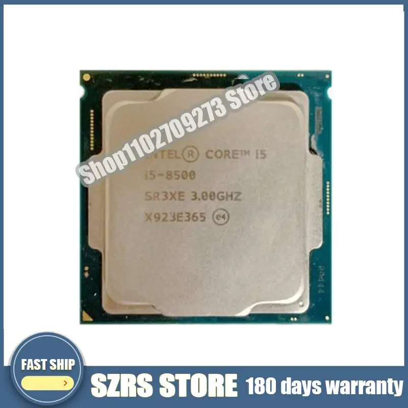 Processeur Int @ L Core I5 8500 3.0Ghz D'Occasion, 6 Tubi, 6 Fili, 9M, 65W, Lga 1151