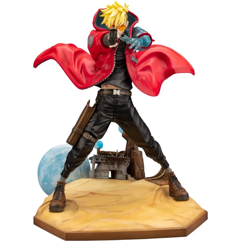 Originale Originale Kotobukiya Artfx J Vash The Stampode Trigun Massimo Trigun Stampede Ver 22Cm Modello Animazione Personaggio Giocattolo