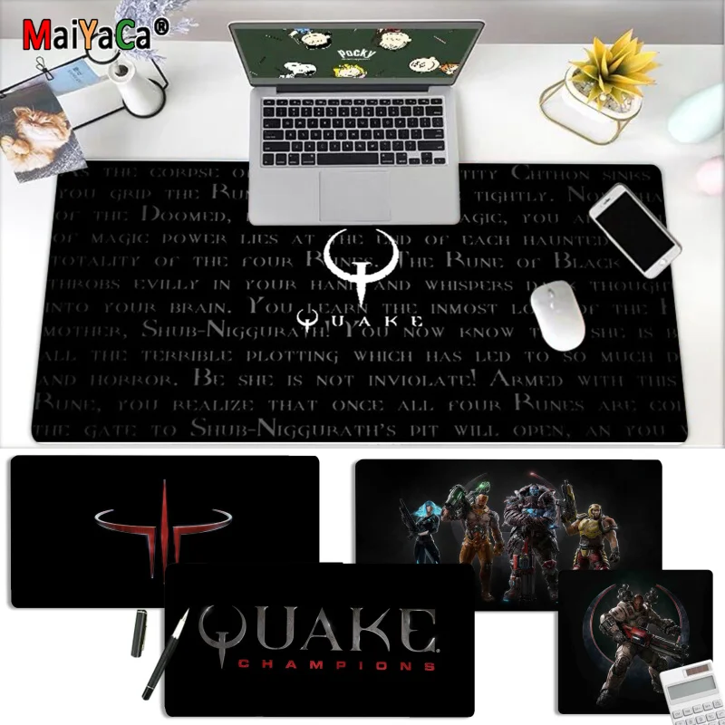 Maiyaca New Printed Quake Champions Gamer Play Mats Mousepad Rubber Pc Computer Gaming Mousepad