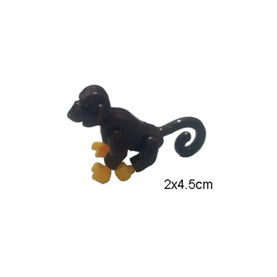 Accessorio Compatibile Con Scimmia Animale Brick Link Diy Building Block Brick Assemblare Particelle Brick Set (308)