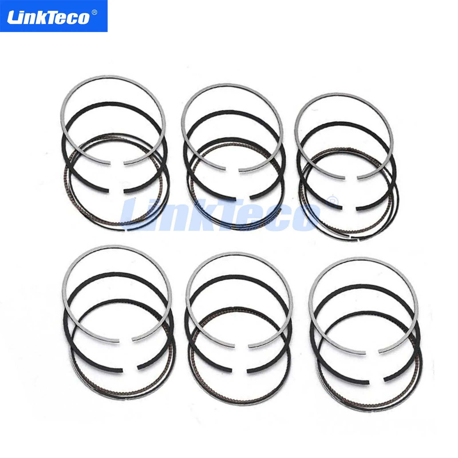 Set Fasce Elastiche 83Mm Per Mercedes Benz Om 642 Classe C Clk 320 08-443400-00