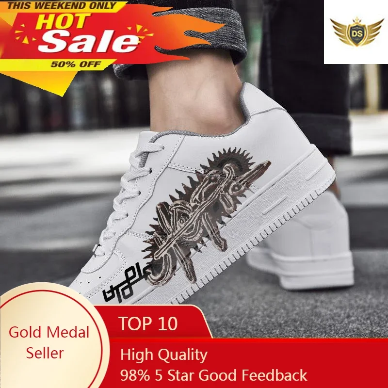 Utopia Rapper Travis Scott Scarpe Uomo Donna Design Personalità Scarpe Casual Piattaforma Maschile Sneakers Ragazzi Kateboarding 3D Graffiti