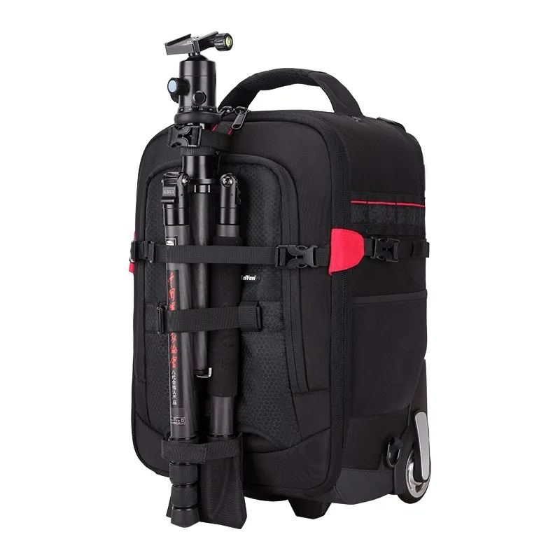 Vnelstyle Professional Dslr Camera Trolley Valigia Borsa Video Foto Fotocamera Digitale Bagaglio Carrello Da Viaggio Zaino Su Ruote
