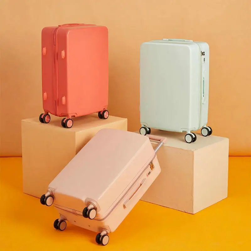 Valigia Trolley Spinner Wheel Student Trolley Case 22 "Custodia Da Viaggio 20" Valigia Con Codice Cerniera