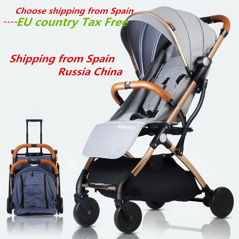 Originale Del Bambino Passeggino Trolley Car Carrello Pieghevole Carrozzina Bebek Arabasi Buggy Leggero Carrozzina Strolle