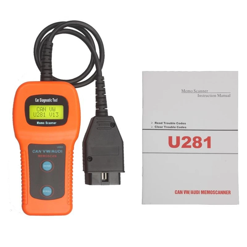 Scanner Per Auto U281 Per Vw Per Audi Per Seat Abs Airbag Engine Reset Code Reader Can Bus Obd2 Scanner Tool