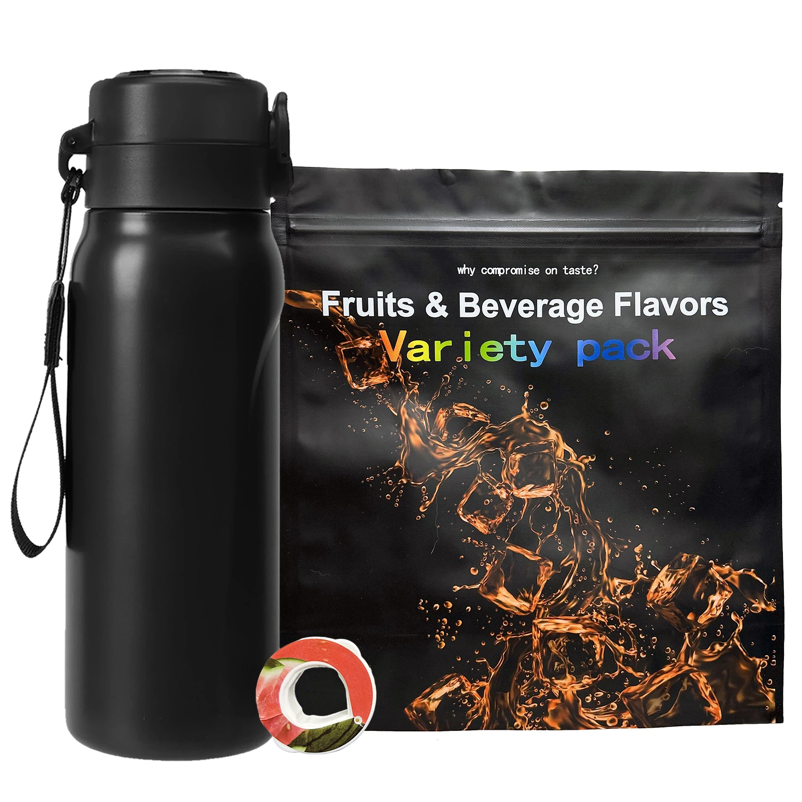 Bottiglia D'Acqua Thermos Air Up Con Set Di Cialde Aromatizzate E Cannuccia Per Borraccia Moda Sport Fitness All'Aperto 0 Zucchero 0 Calorie