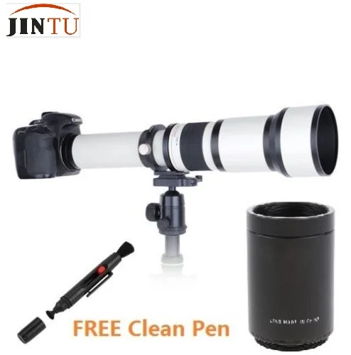 Jintu 650-2600Mm Con 2X Teleconver Teleobiettivo Zoom Lens Per Nikon D90 D750 D5600 D3300 D3200 D5300 D3400 D7200 D750 D500 D7500