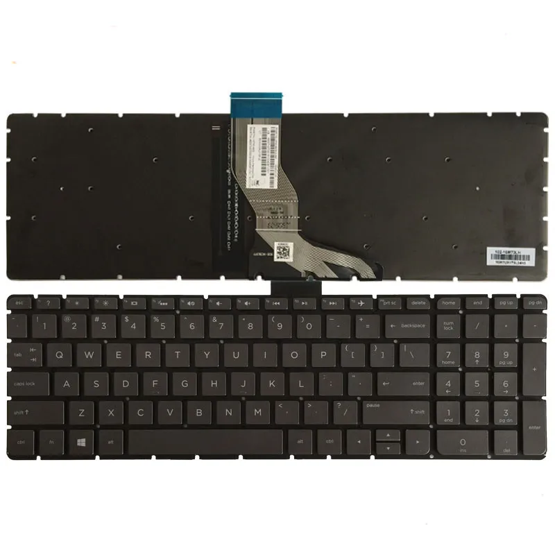 Nuovo Per Hp Omen 17-W000 17-W100 17-W200 17T-W000 17T-W100 17T-W200 Inglese Us Tastiera Per Laptop Rosso Bcklit