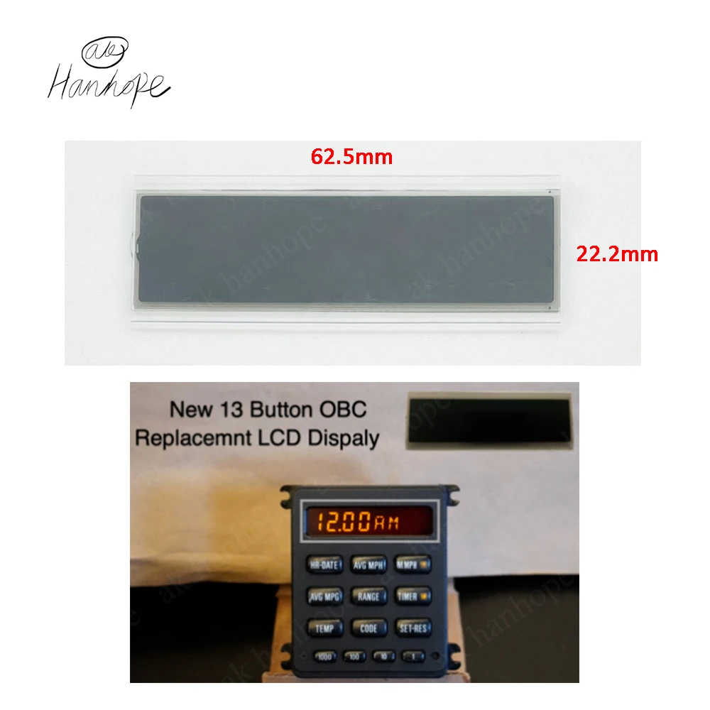 Per Bmw E28 E30 E28 Obc 325I 325E 325Is 325Ic 528E 535I Boardcomputer Bc1 Schermo 13 Pulsante Obc Schermo Del Computer Display Lcd