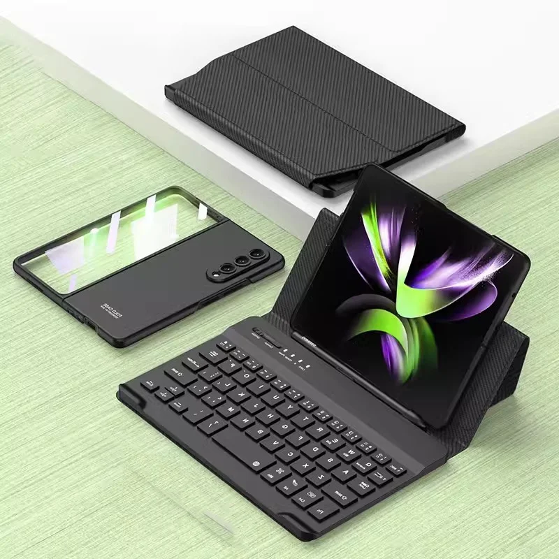 Set Tastiera Per Samsung Galaxy Z Fold 5 5G Z Fold 4 Z Fold 3 Fold 2 1 Per Samsung Galaxy Z Fold 3 2 1 Fold 5 Fold 4Stand Case