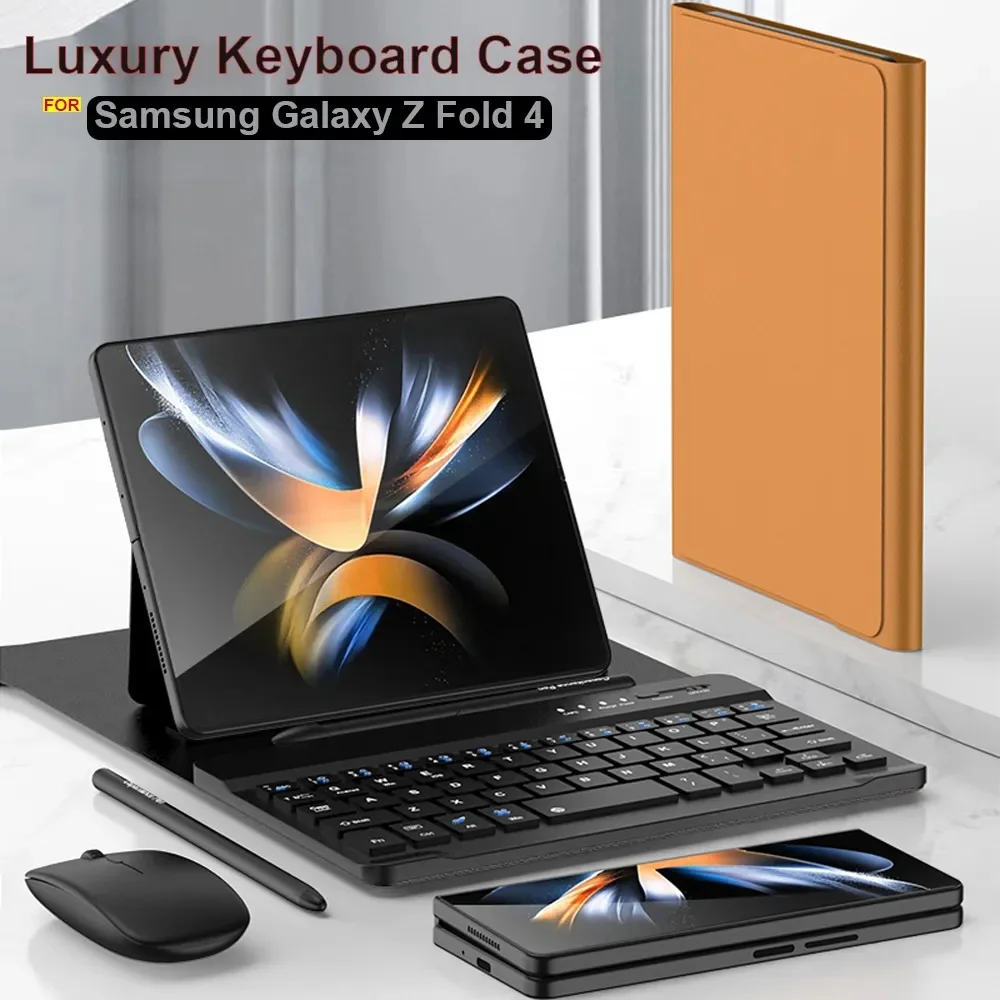 Set Tastiera Bluetooth Custodia Magnetica Per Samsung Galaxy Z Fold 5 Z Fold 4 Fold 3 Per Samsung Galaxy Z Fold 3 2 Z Fold 1 Case