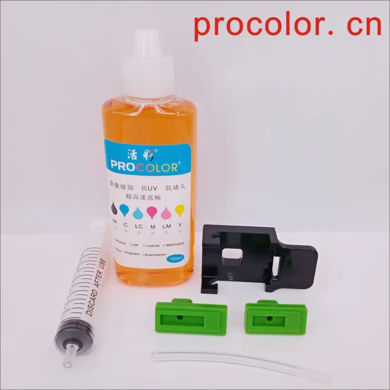 Ciss Universale Morsetto Pulizia Fluido Clip Kit Per Canon Pixma Pg37 Xl Pg 37 Cl-38 Mp 140 160 190 210 220 420 Mx 300 310 Stampante