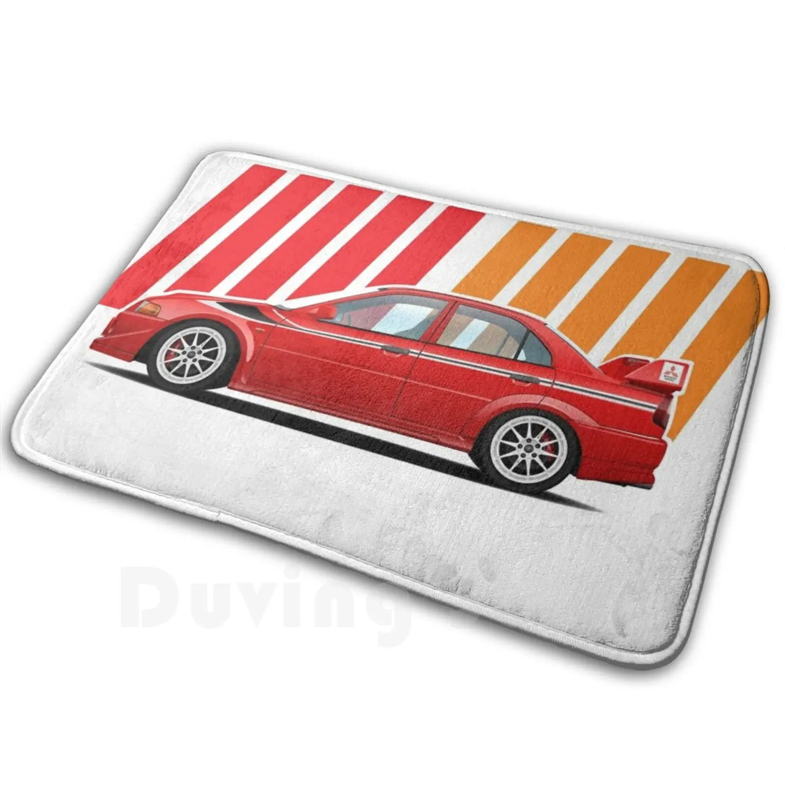 Rally Legend Tappeto Tappeto Tappeto Cuscino Morbido Antiscivolo Mitsibishi Lancer Evo Mitsubishi Lancer Evolution Evo 9 Mitsubishi