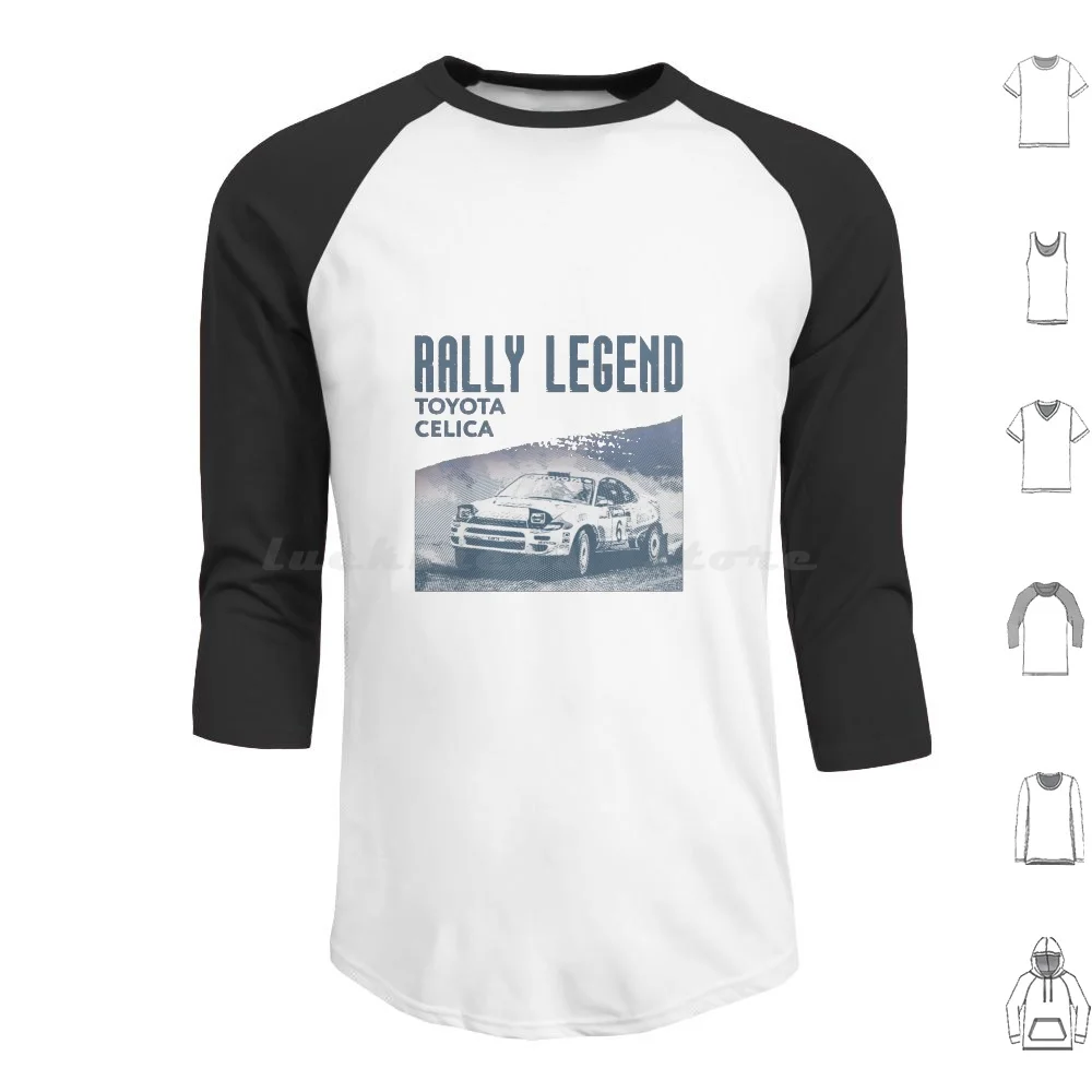 Rally Legend-Celica T18 Gt Quattro | Sport Auto | Autosport Felpa Con Cappuccio In Cotone Manica Lunga Rally Legend 4Wd Turbo Dirt Rally