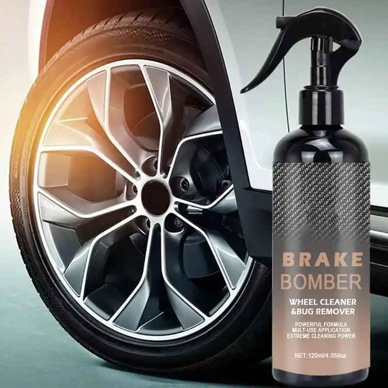 120Ml Multiuso Antiruggine Spray Auto Body Wheels Rim Brake Retreading Agent Automotive Iron Remover Spray Car Wheel Care