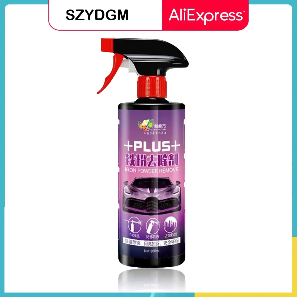 Car Detailing Rust Remove Alloy Wheel Cleaner Spray Household Rust Remover For Auto Paint Tyre Rims Care Tire Washing Tools