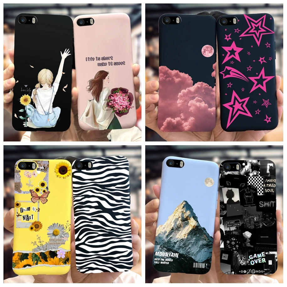 Per Iphone Se 2022 Custodia Fashion Leopard Cartoon Cover Posteriore Morbida Per Iphone Se 2020 Se2 5Se 2016 Iphone 5 5S Paraurti Opaco In Silicone