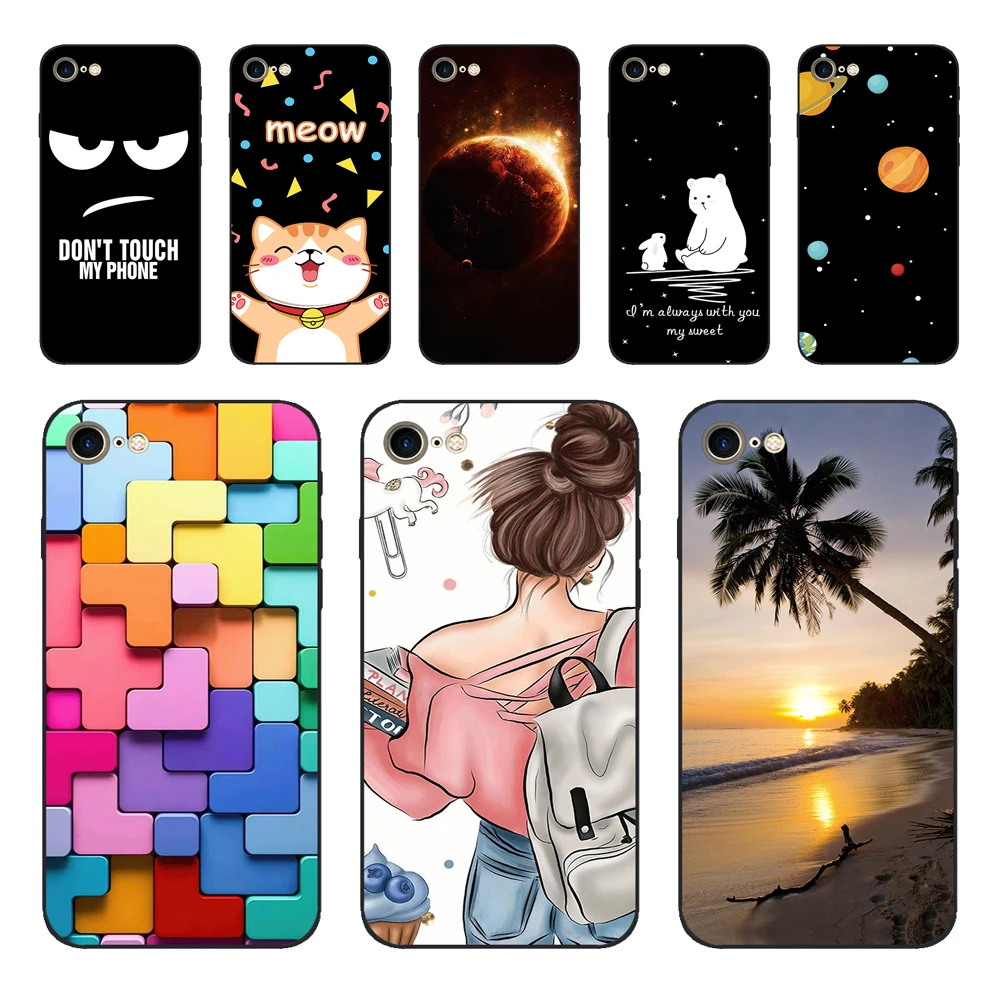 Per Apple Iphone Se Custodia In Silicone 2016 Cover Posteriore Morbida Custodia Per Iphone Se 2020 Custodia In Silicone Per Iphone Se 2 Cover Fundas