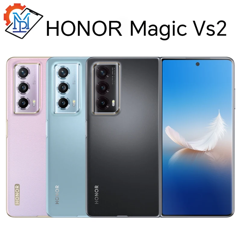 Originale Honor Magic Vs2 Piegato 5G Cellulare 7.92 "120Hz Schermo Snapdragon 8 + Gen 1 Magicos 7.2 Batteria 5000Mah Smartphone