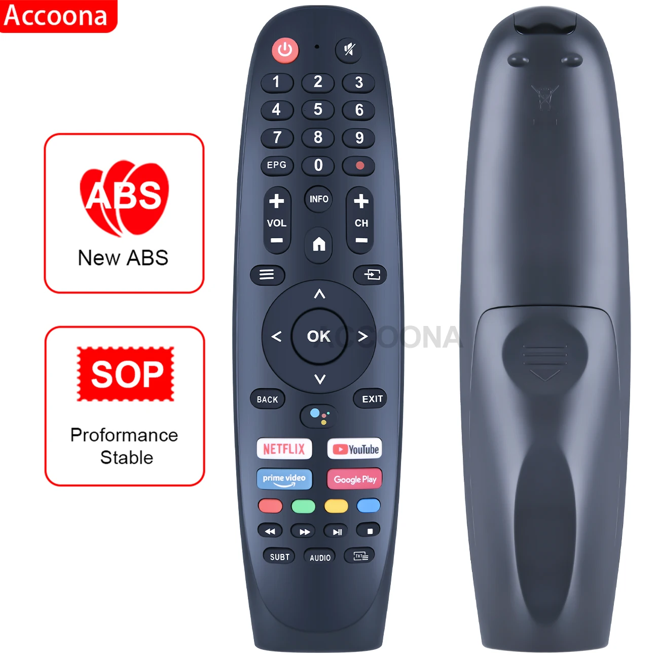 Nuovo Telecomando Vocale Smart Tech Per Arrqw Ro-75Leg Ro-50Leg Ro-55Leg Ro-65Leg 4K Uhd Android Smart Tv