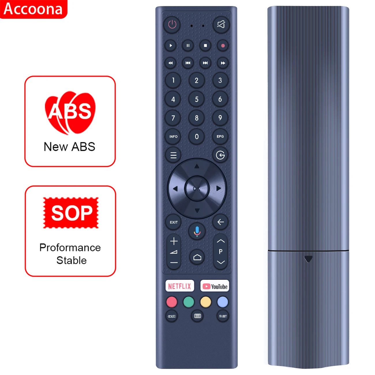 Telecomando Per Smart Tech Hr46A Stt001 Rm-C3414 30604611Cxhun004 Jvc Tv Senza Vocie
