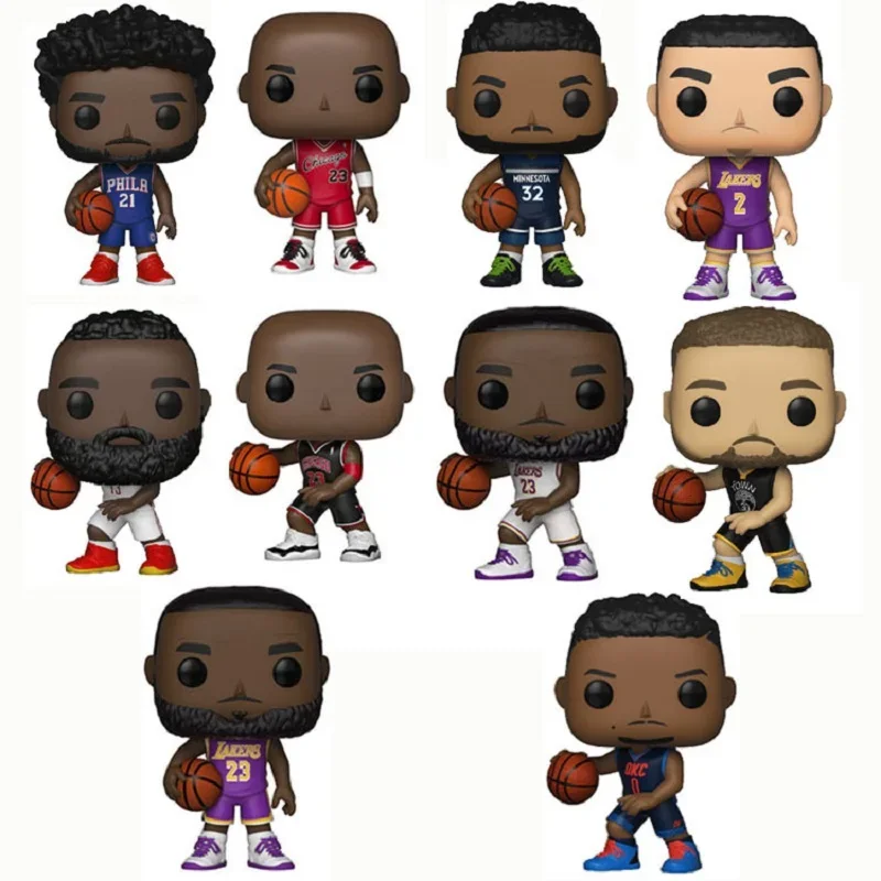 Funko Pop Basket Star Michael Jordan #54 # Lebron James # Action Figures Collection Model Toys For Children Birthday Gift