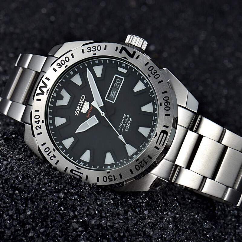 Orologio Seiko Originale Giappone Automatico Seiko Serie 5 Orologi Per Uomo Sport 10Bar Impermeabile Luminoso
