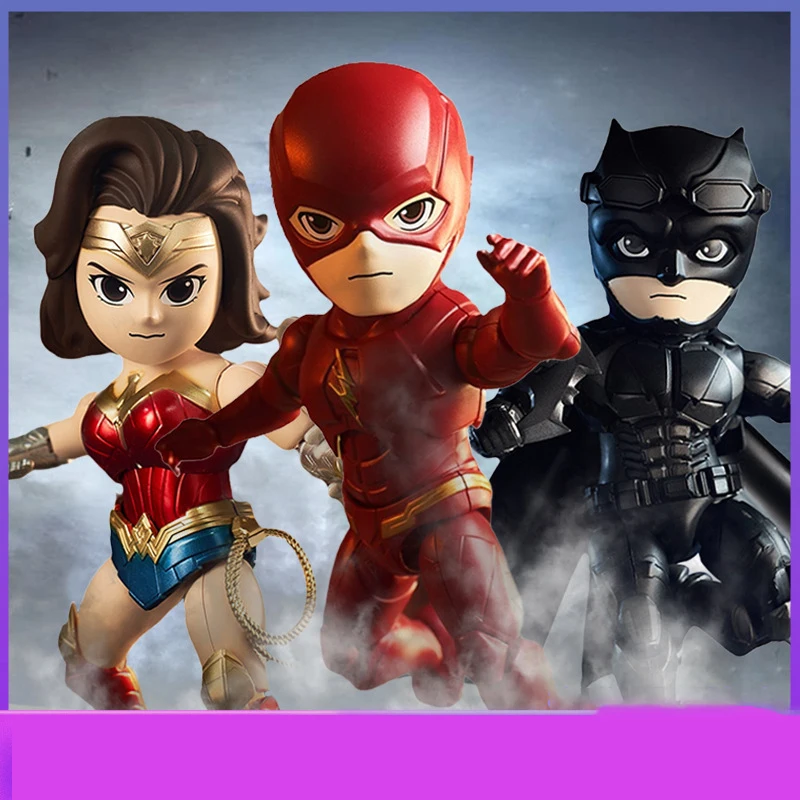 Dc Superhero Batman Action Figures Giocattolo Assemblato Superman Wonder Woman Black Adam Figurine Modello Da Collezione Giocattoli Per Bambini