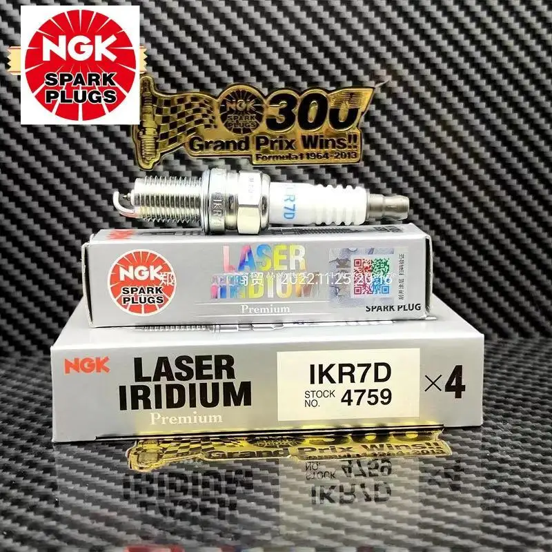 4-6 Pz Originale Ngk Ikr7D 4759 Laser Iridio Platino Candele Per Vios Sail Aveo Wuling Hongguang 1.2 1.4 1.5 Lbaojun630 730
