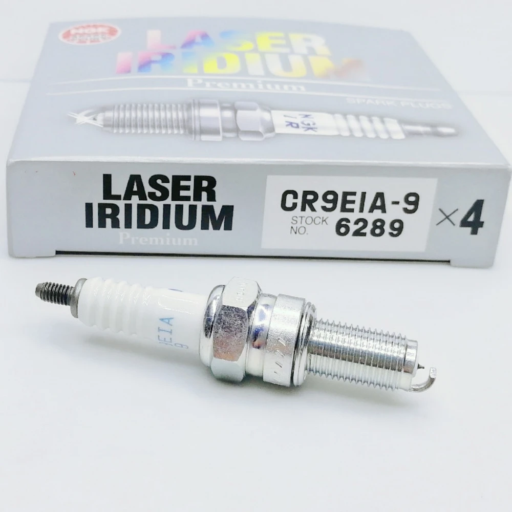 4 Pezzi Nuovissime Candele Laser Iridio Candele Cr9Eia-9 6289 Kawazaki Zx14 Suzuki 09482-00555